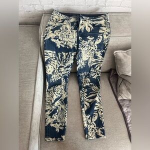 Stella McCartney jungle print skinny jeans